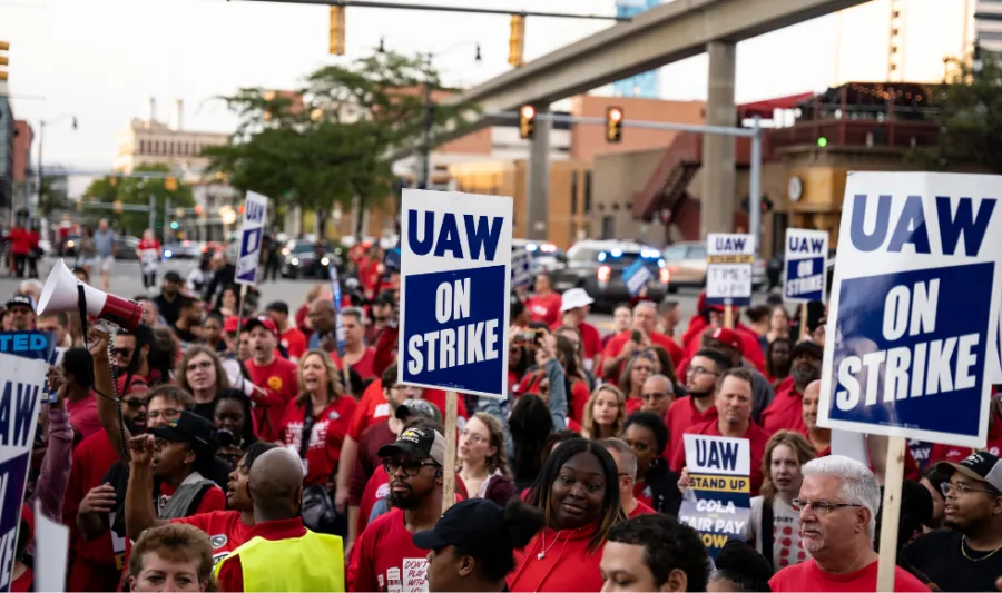 UAW on strike